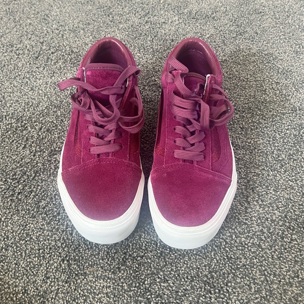 Platform Suede Vans